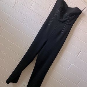 Topshop Catsuit Black Jumper